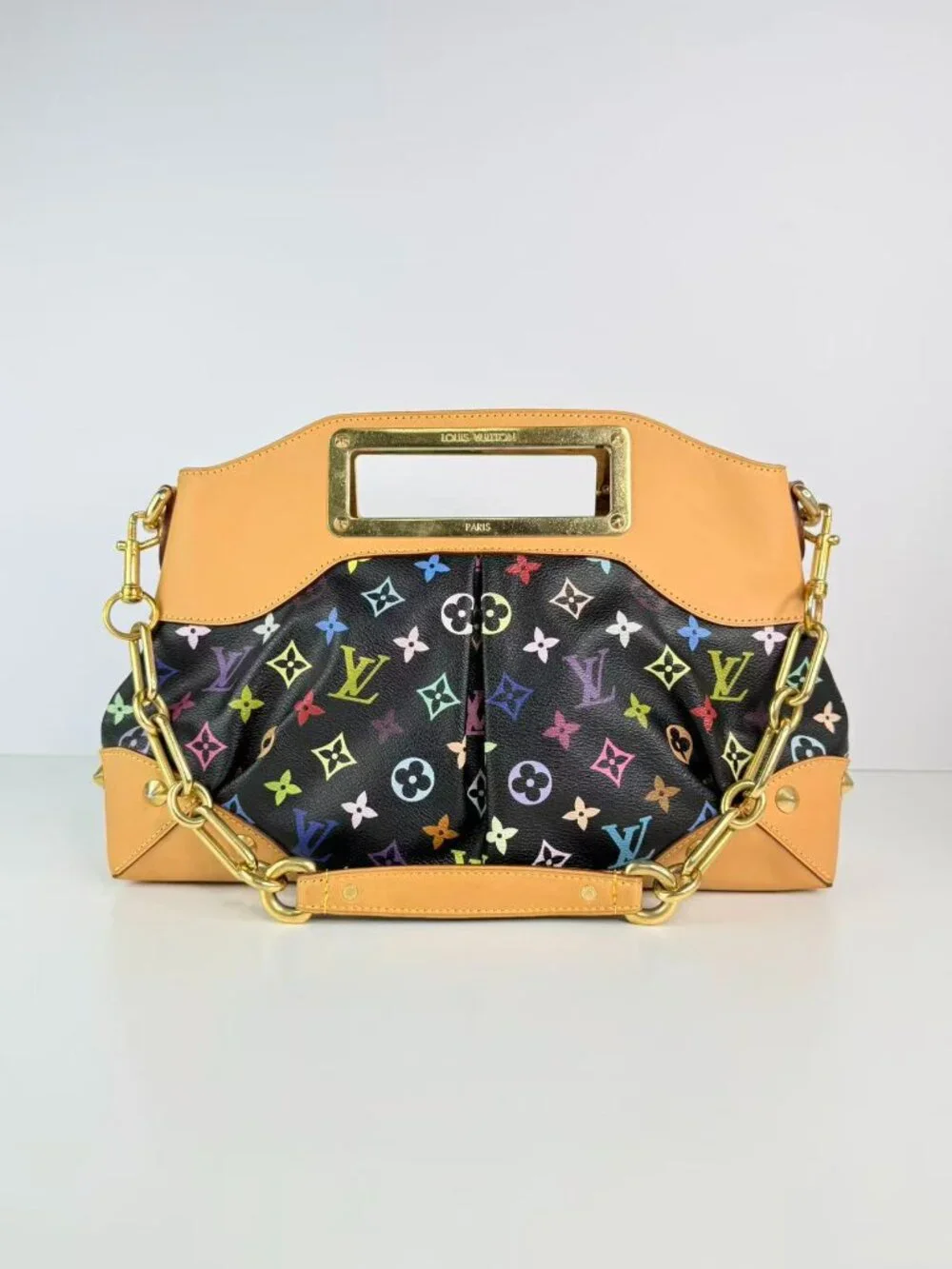 louis vuitton judy handbag monogram multicolor